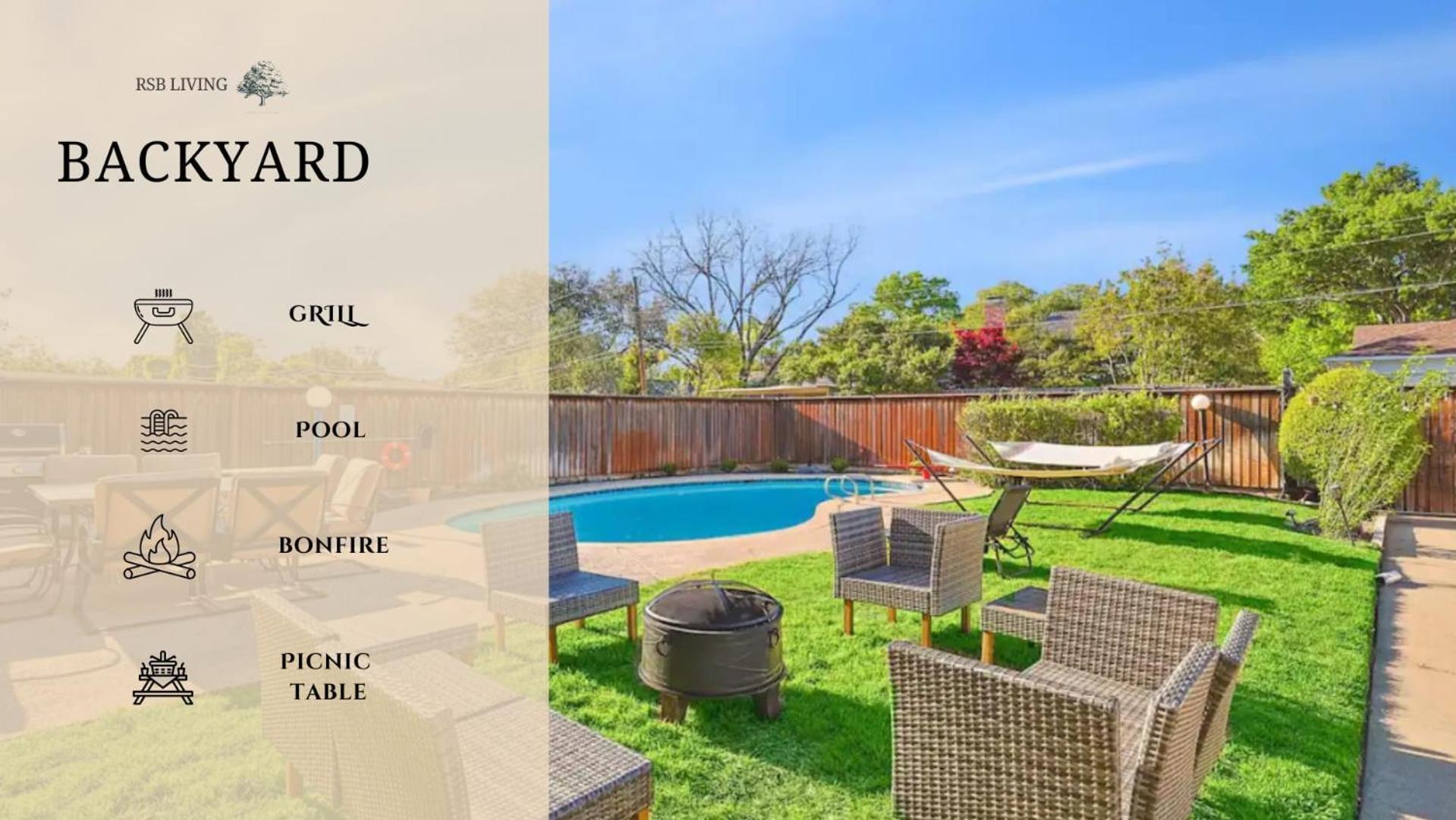 Spectacular 6Br 2,5Ba Holiday Home With Pool 댈러스 외부 사진